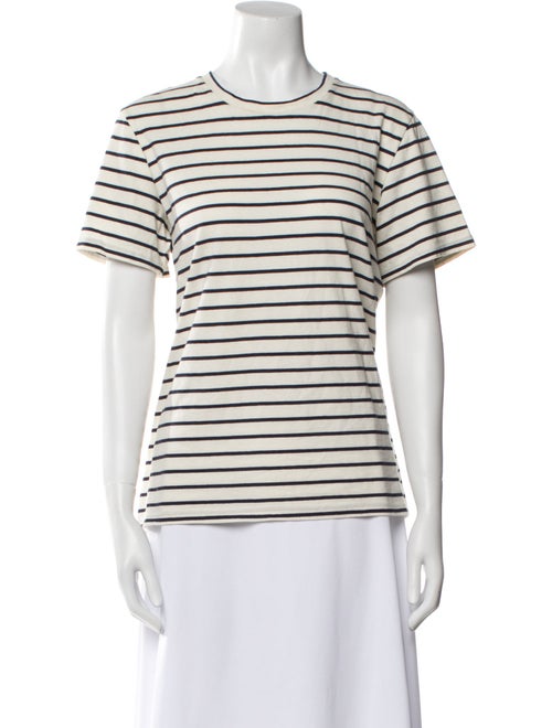 Nili Lotan Striped Crew Neck T-Shirt