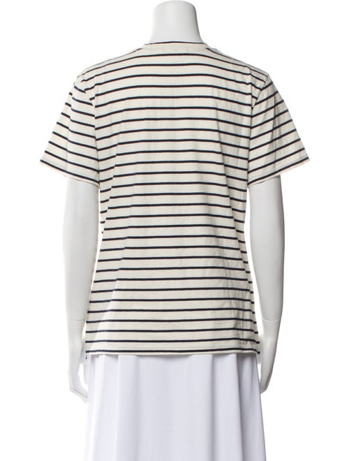 Nili Lotan Striped Crew Neck T-Shirt