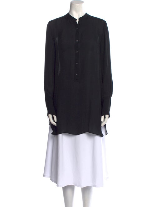 Nili Lotan Silk Mock Neck Tunic