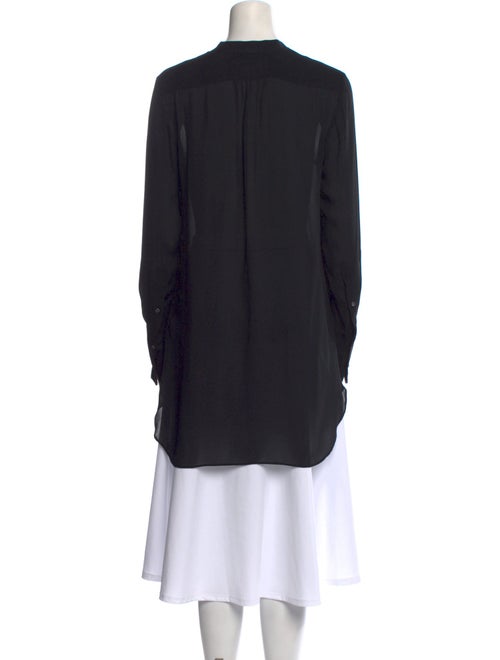 Nili Lotan Silk Mock Neck Tunic