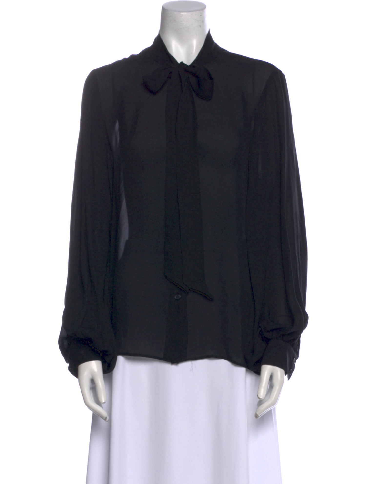 Nili Lotan Silk Long Sleeve Blouse