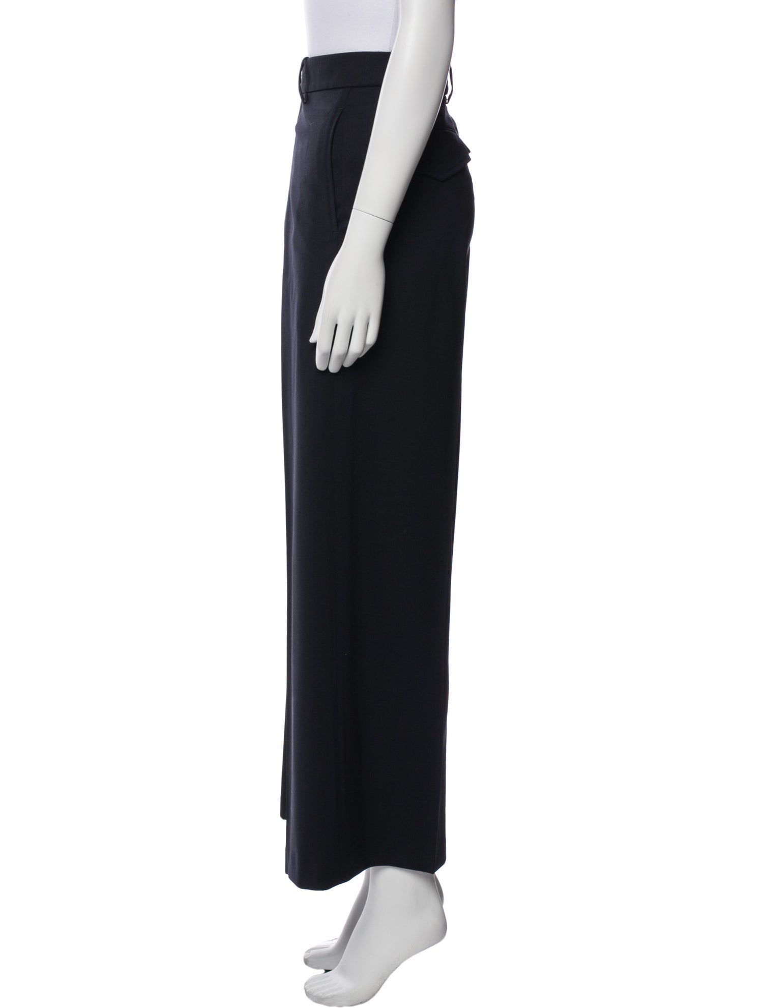 Nili Lotan Wool Wide Leg Pants