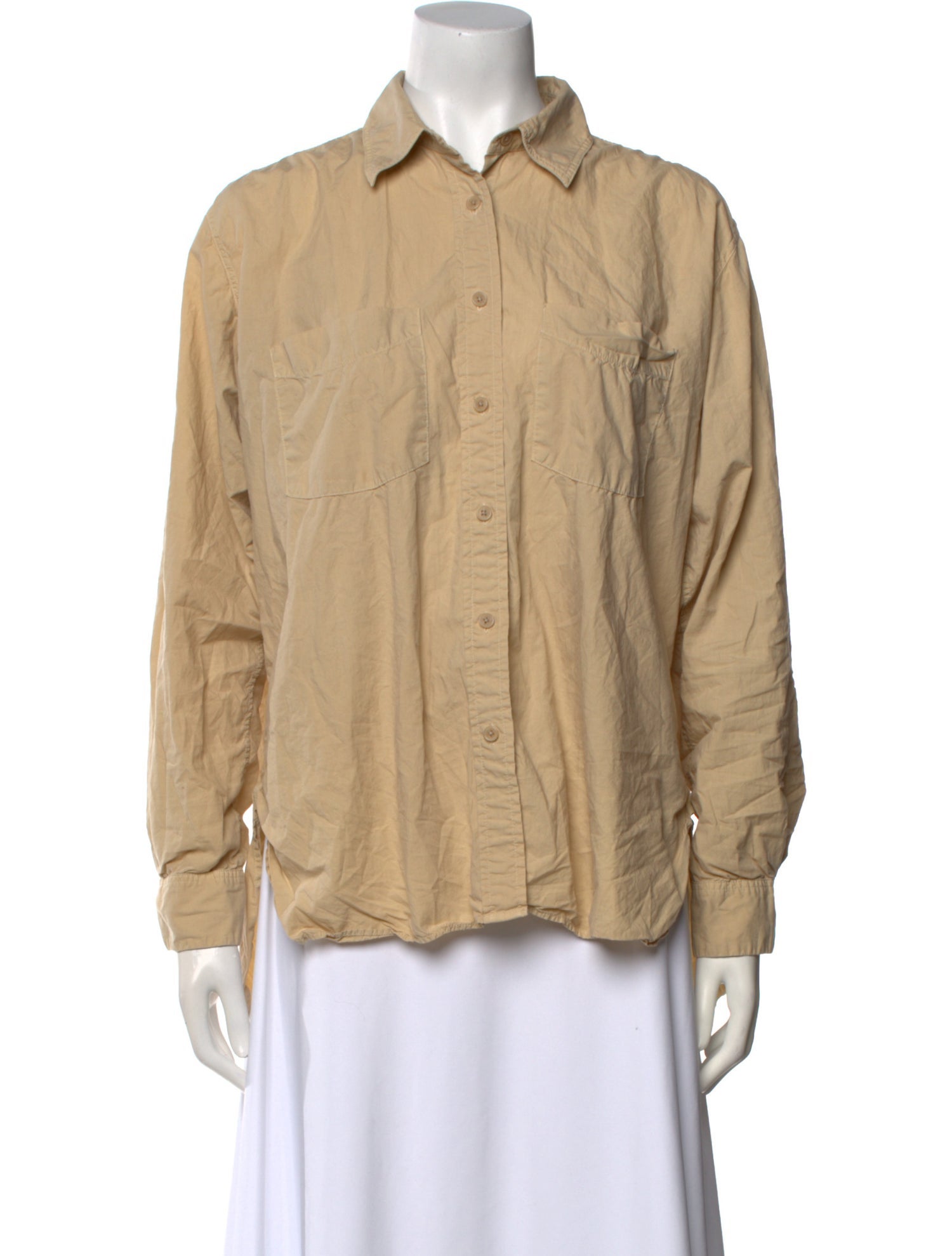 Nili Lotan Long Sleeve Button-Up Top