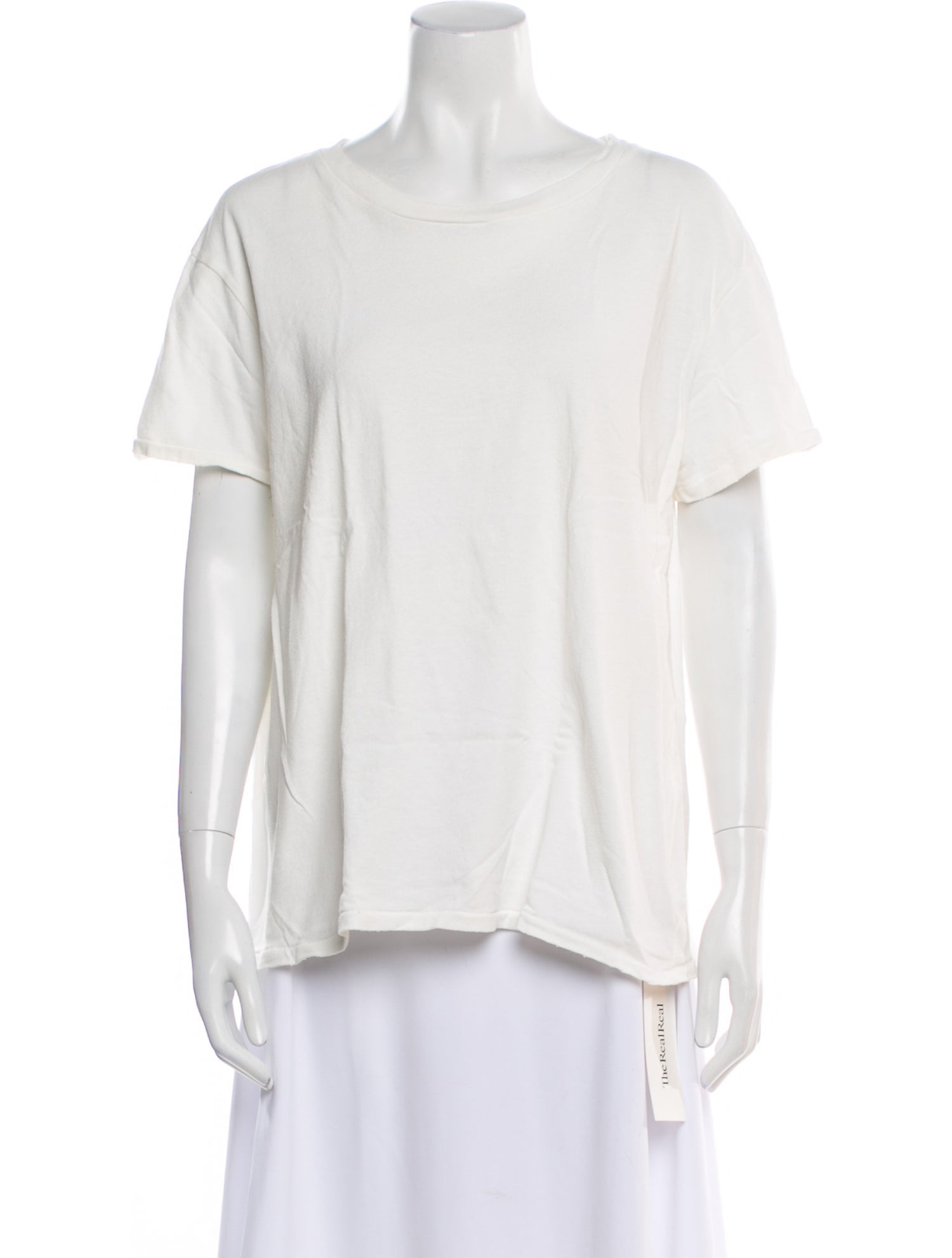 Nili Lotan Bateau Neckline Short Sleeve T-Shirt