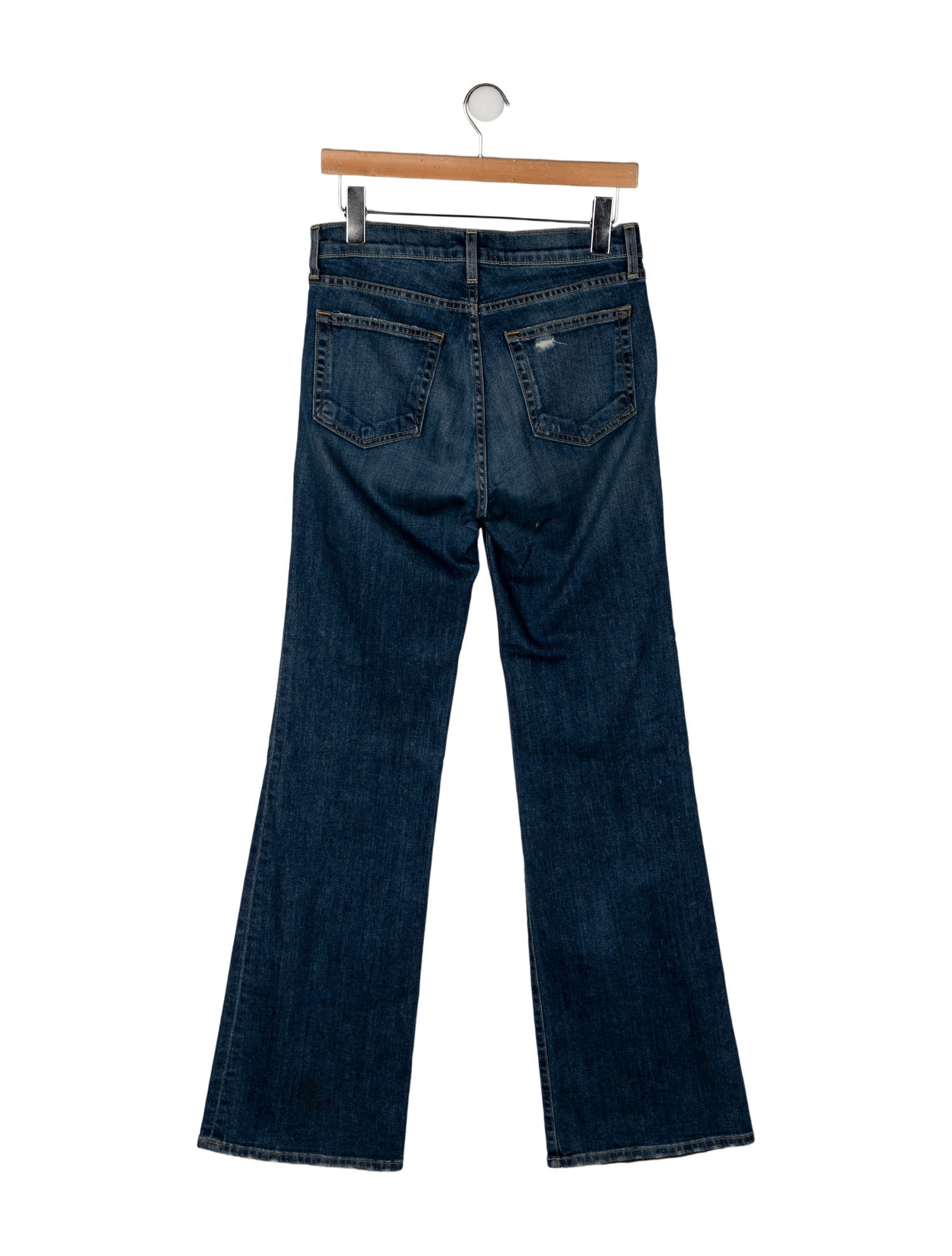 Nili Lotan Mid-Rise Wide Leg Jeans