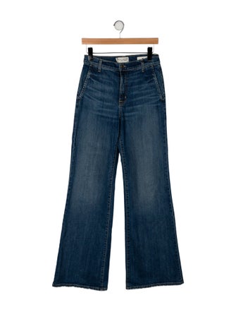 Nili Lotan High-Rise Wide Leg Jeans