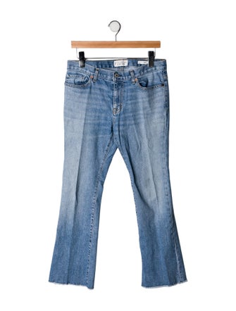 Nili Lotan Mid-Rise Straight Leg Jeans