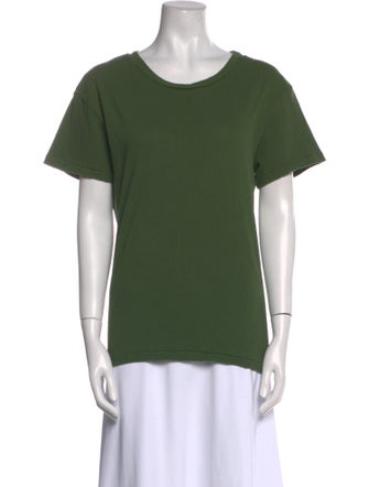 Nili Lotan Scoop Neck Short Sleeve T-Shirt