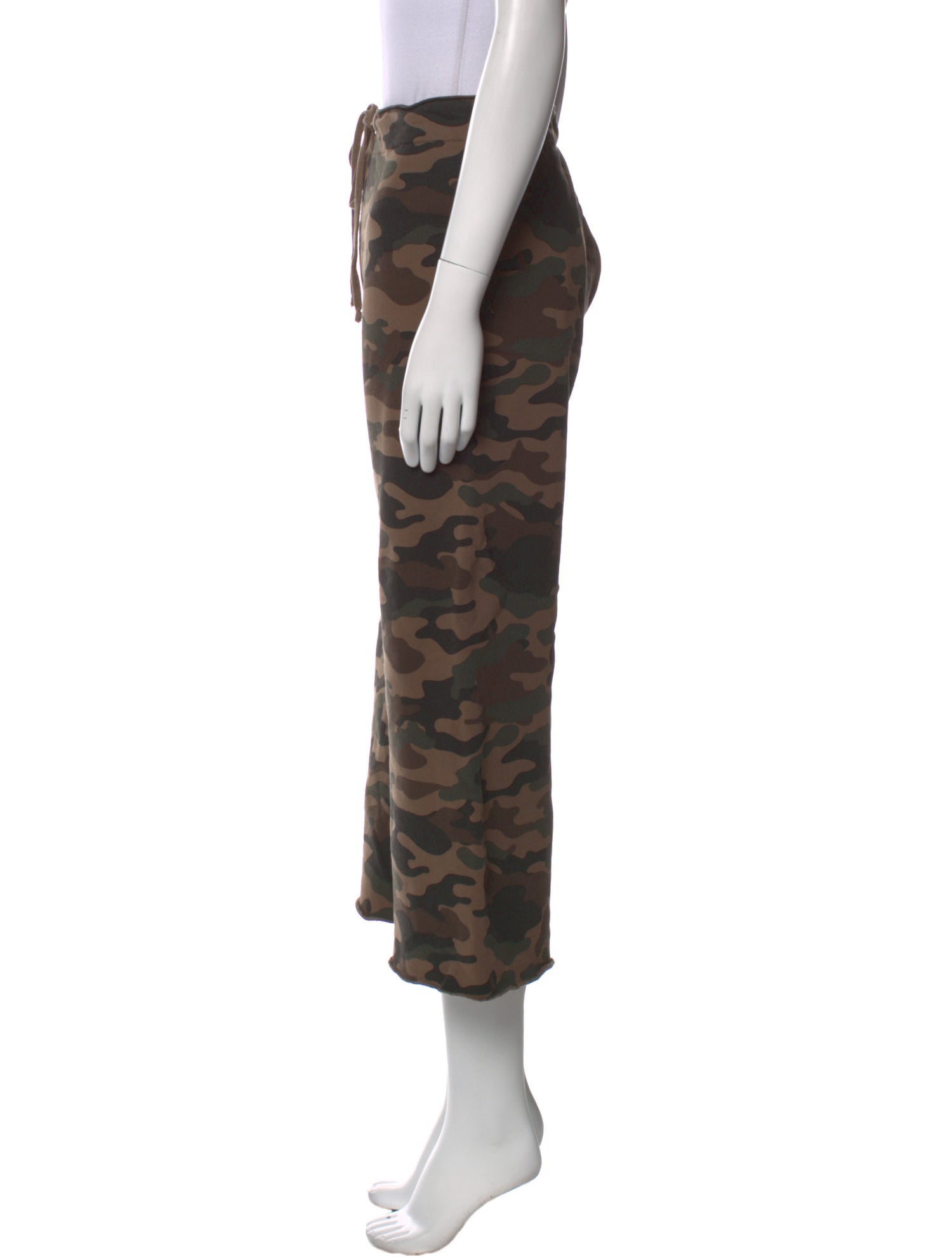 Nili Lotan Camouflage Print Wide Leg Pants