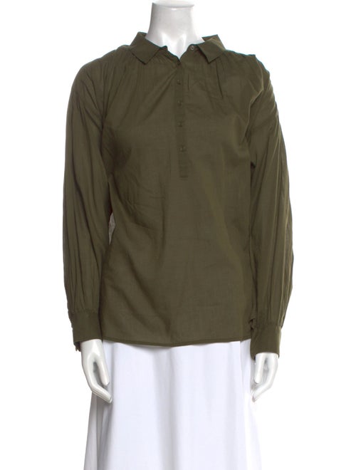 Nili Lotan Long Sleeve Button-Up Top