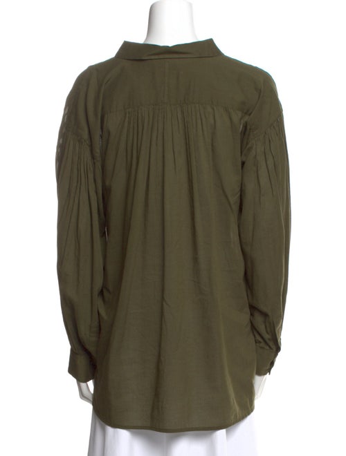 Nili Lotan Long Sleeve Button-Up Top