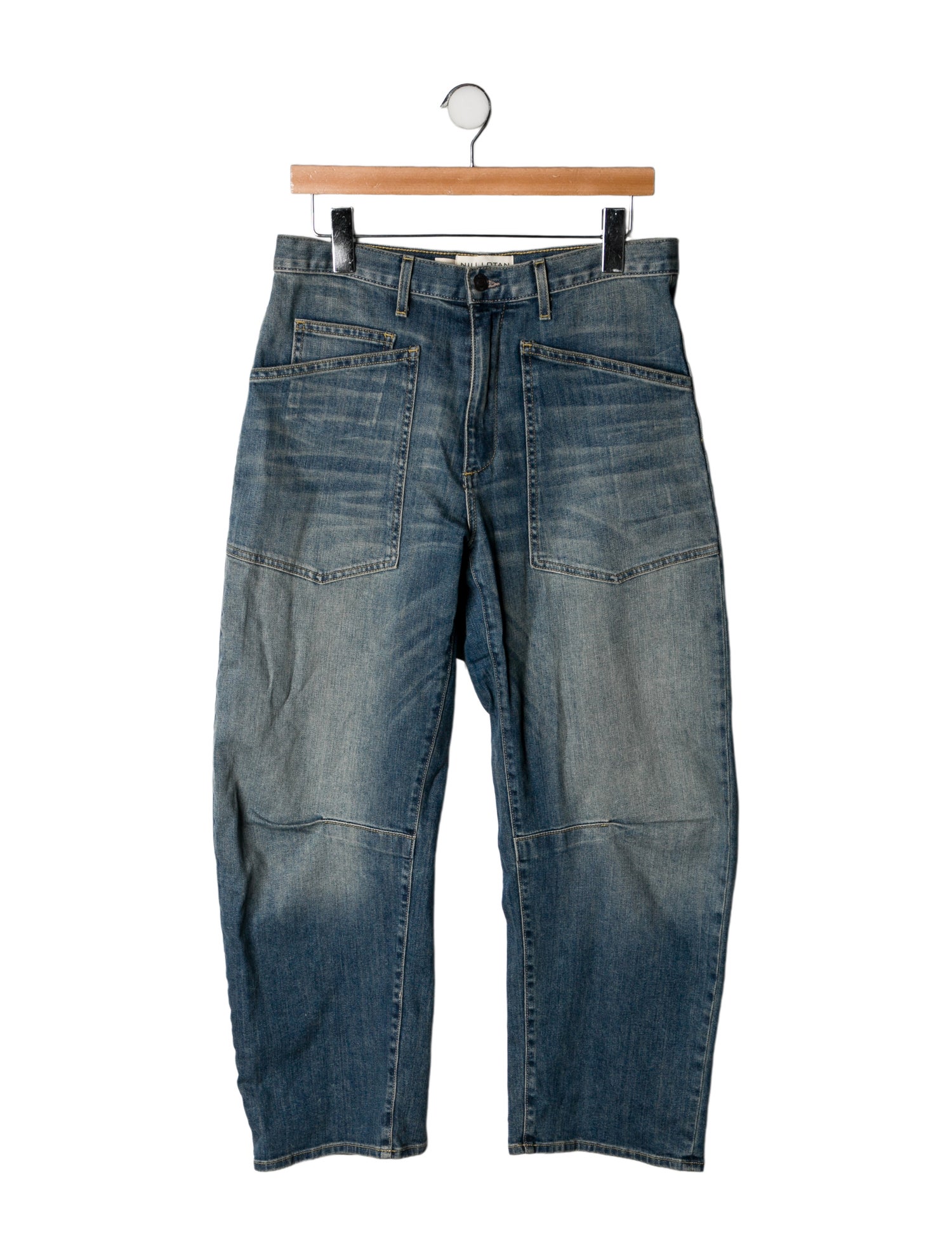 Nili Lotan High-Rise Wide Leg Jeans