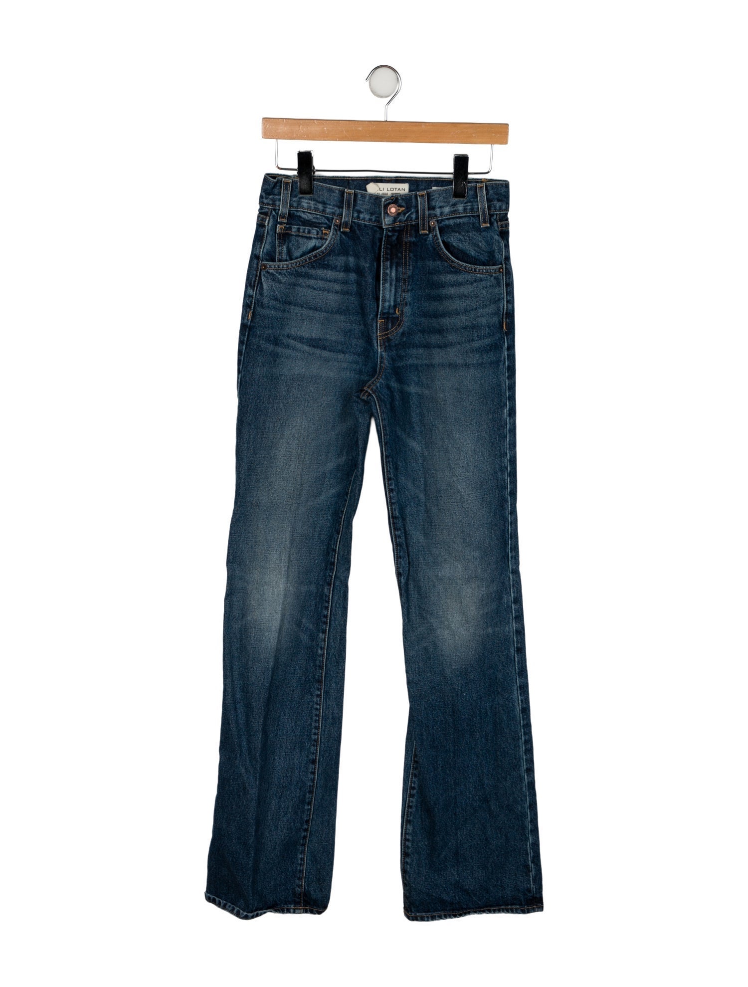 Nili Lotan High-Rise Wide Leg Jeans