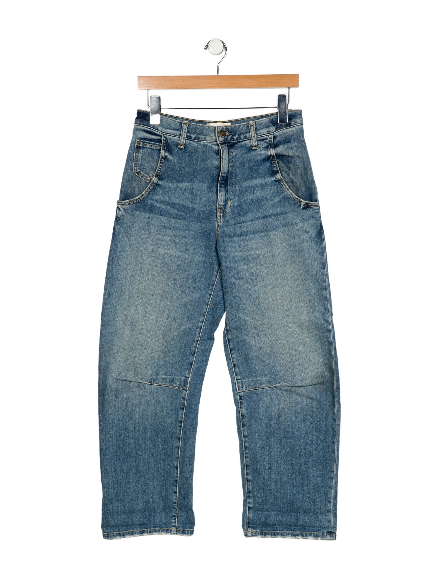 Nili Lotan High-Rise Straight Leg Jeans