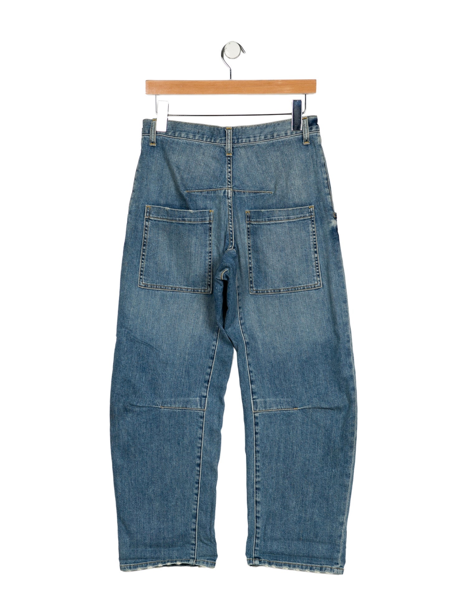 Nili Lotan High-Rise Straight Leg Jeans