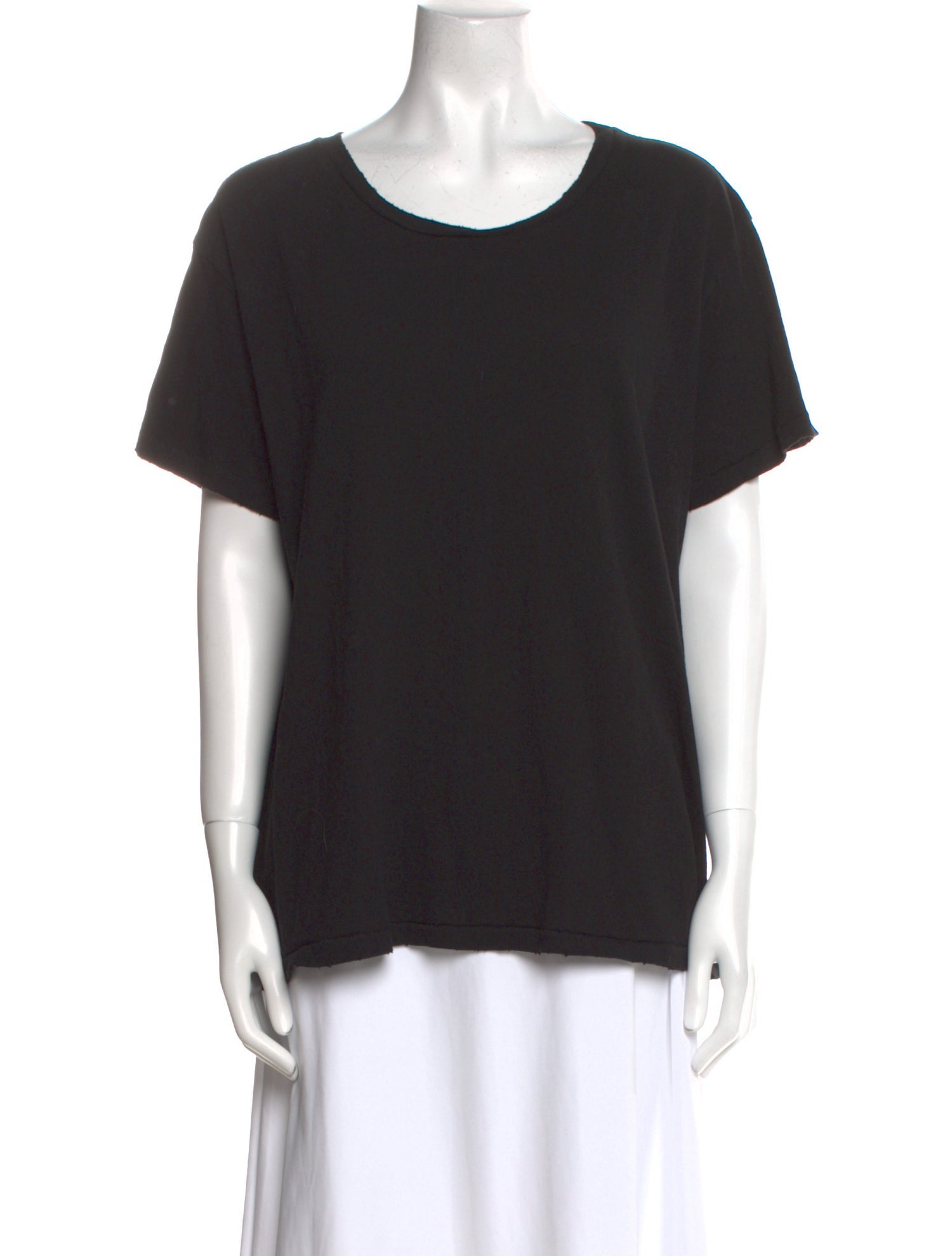 Nili Lotan Scoop Neck Short Sleeve T-Shirt