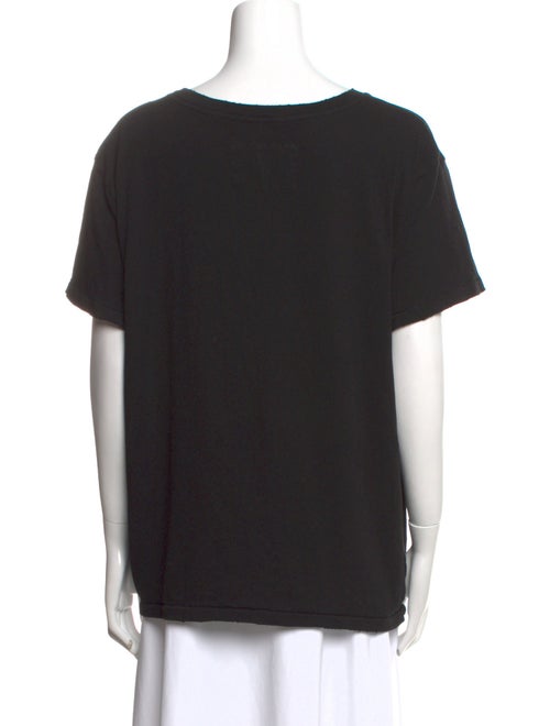 Nili Lotan Scoop Neck Short Sleeve T-Shirt