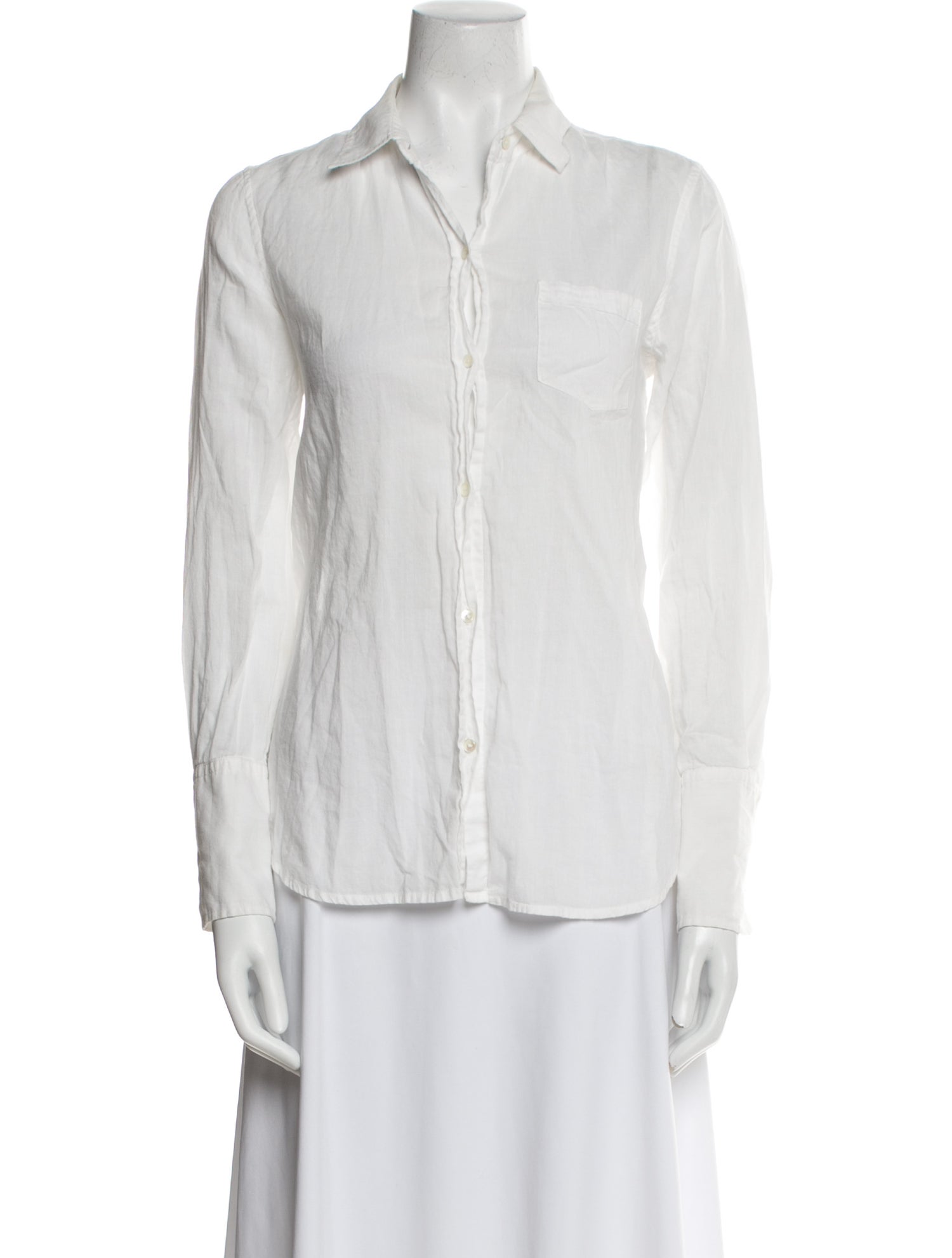 Nili Lotan Long Sleeve Button-Up Top