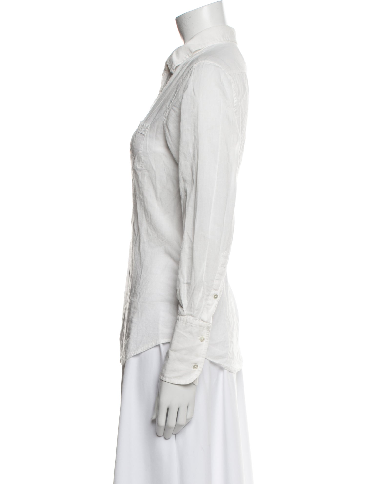 Nili Lotan Long Sleeve Button-Up Top