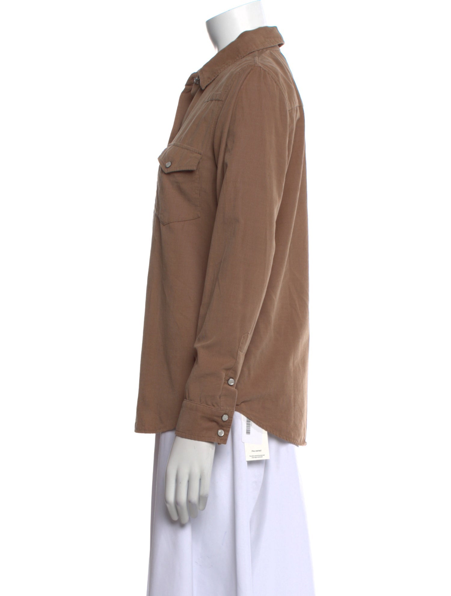 Nili Lotan Long Sleeve Button-Up Top