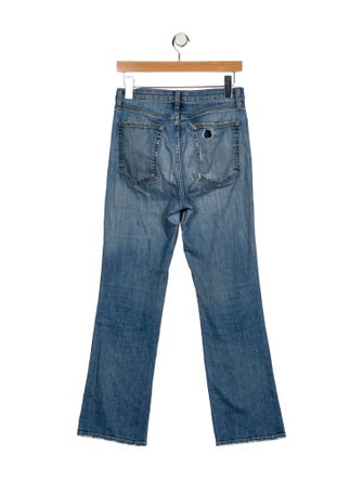 Nili Lotan High-Rise Straight Leg Jeans