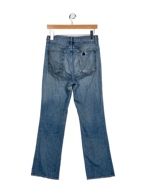 Nili Lotan High-Rise Straight Leg Jeans