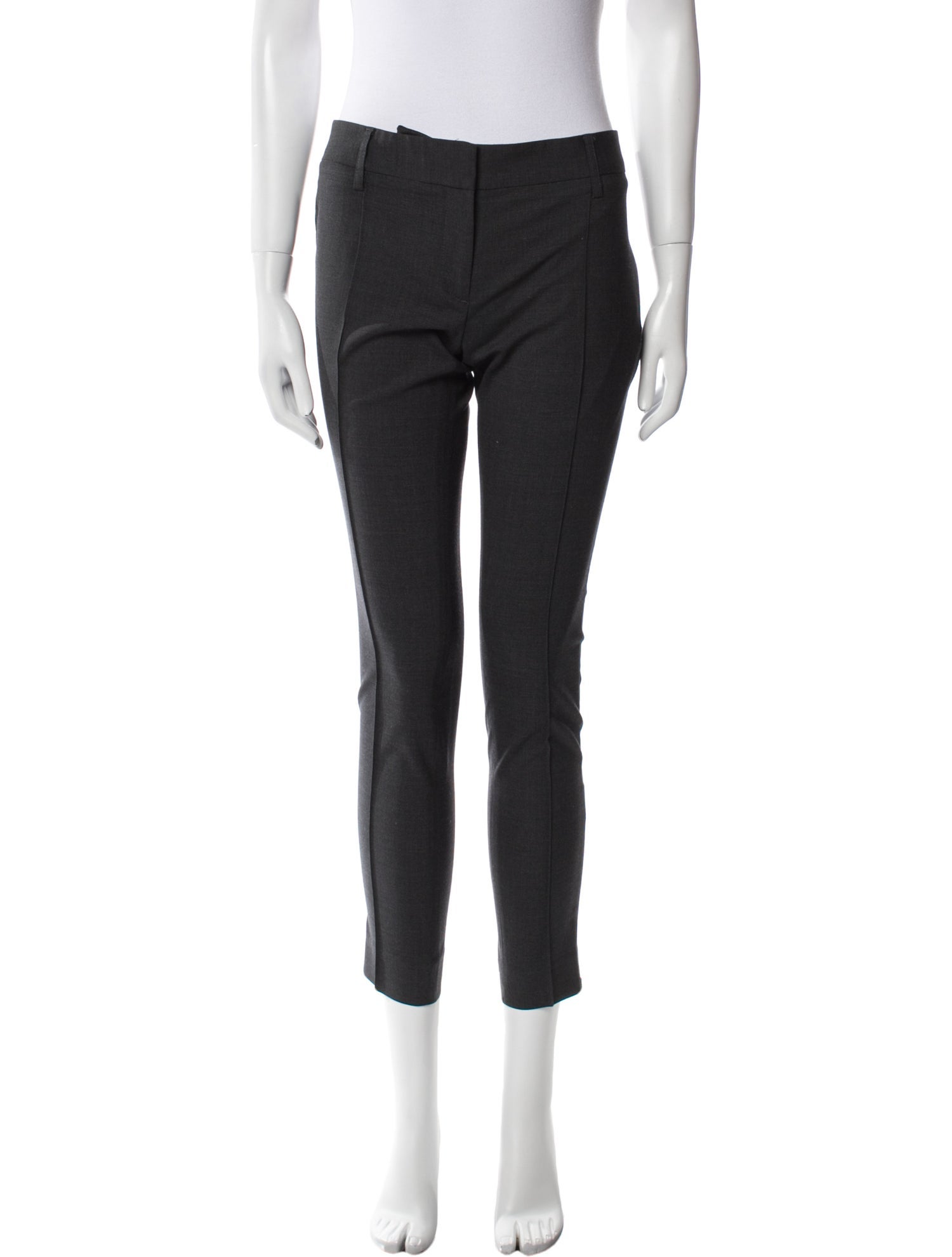 Nili Lotan Wool Skinny Leg Pants