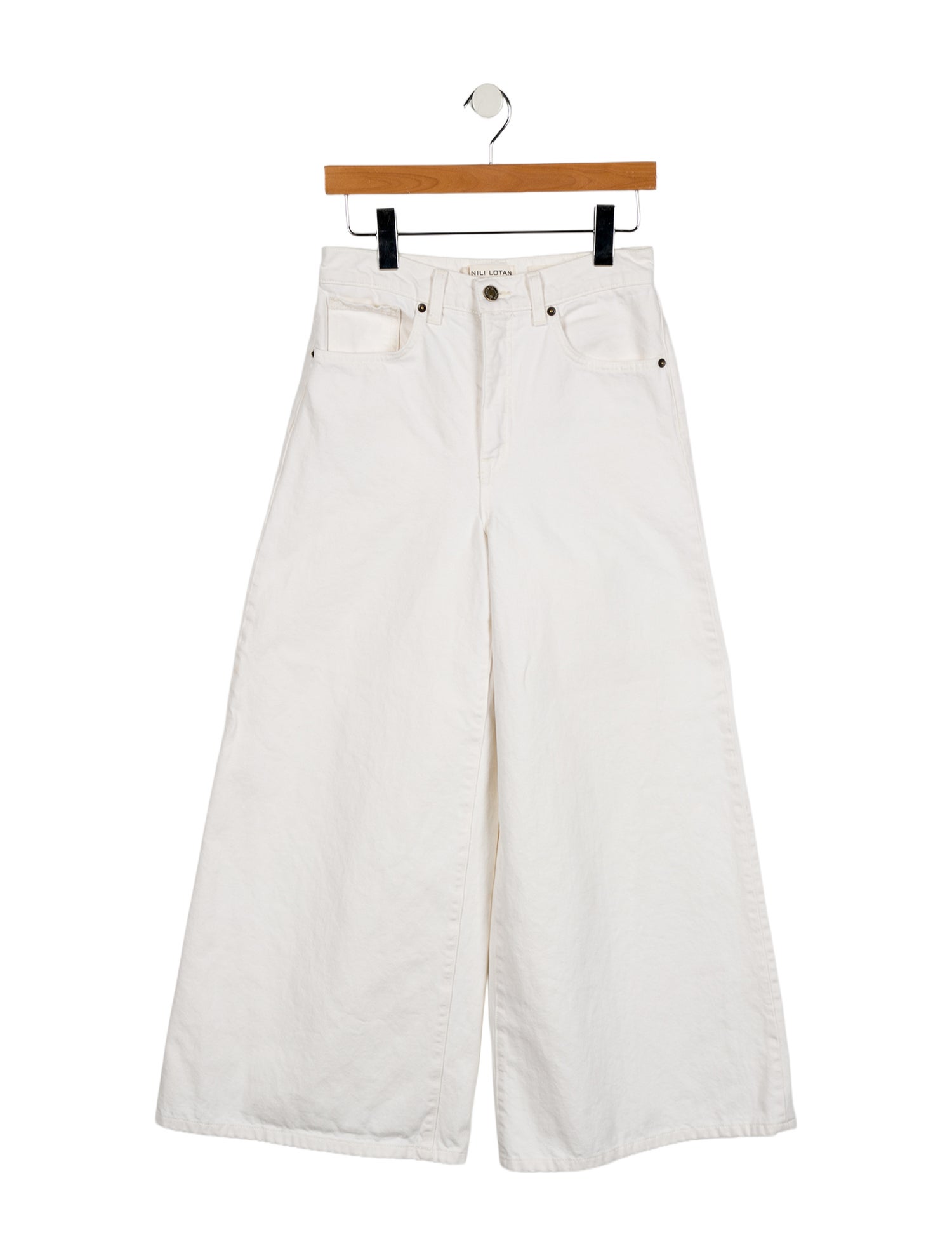 Nili Lotan High-Rise Wide Leg Jeans