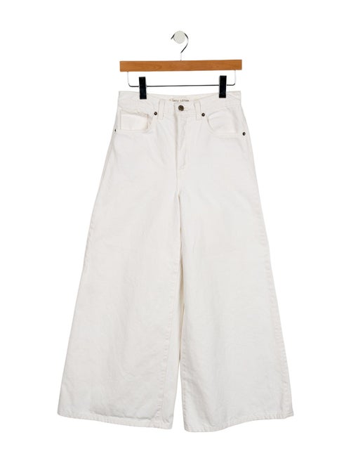 Nili Lotan High-Rise Wide Leg Jeans