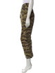 Nili Lotan Camouflage Print Straight Leg Pants