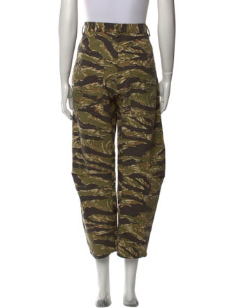 Nili Lotan Camouflage Print Straight Leg Pants