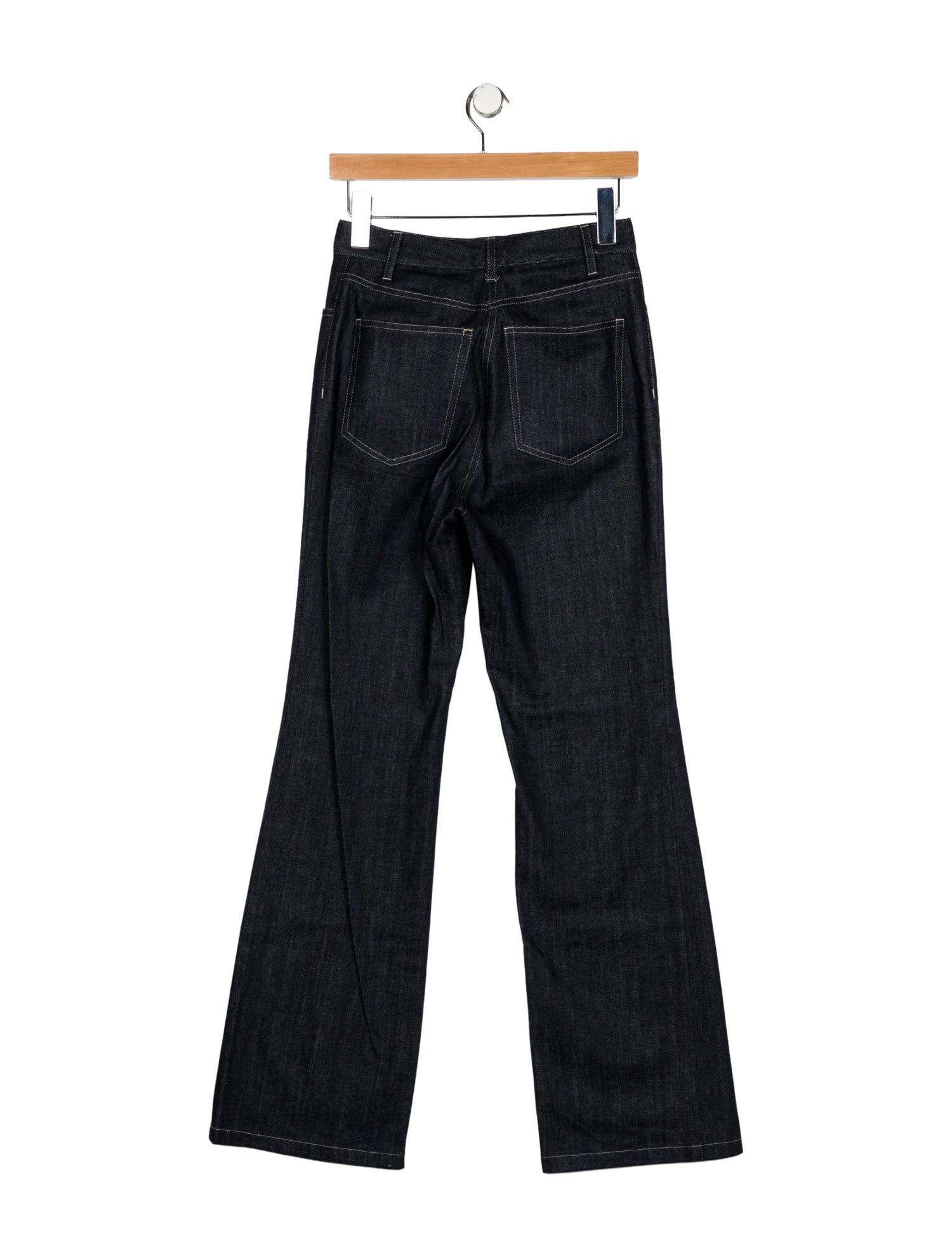 Nili Lotan Mid-Rise Wide Leg Jeans