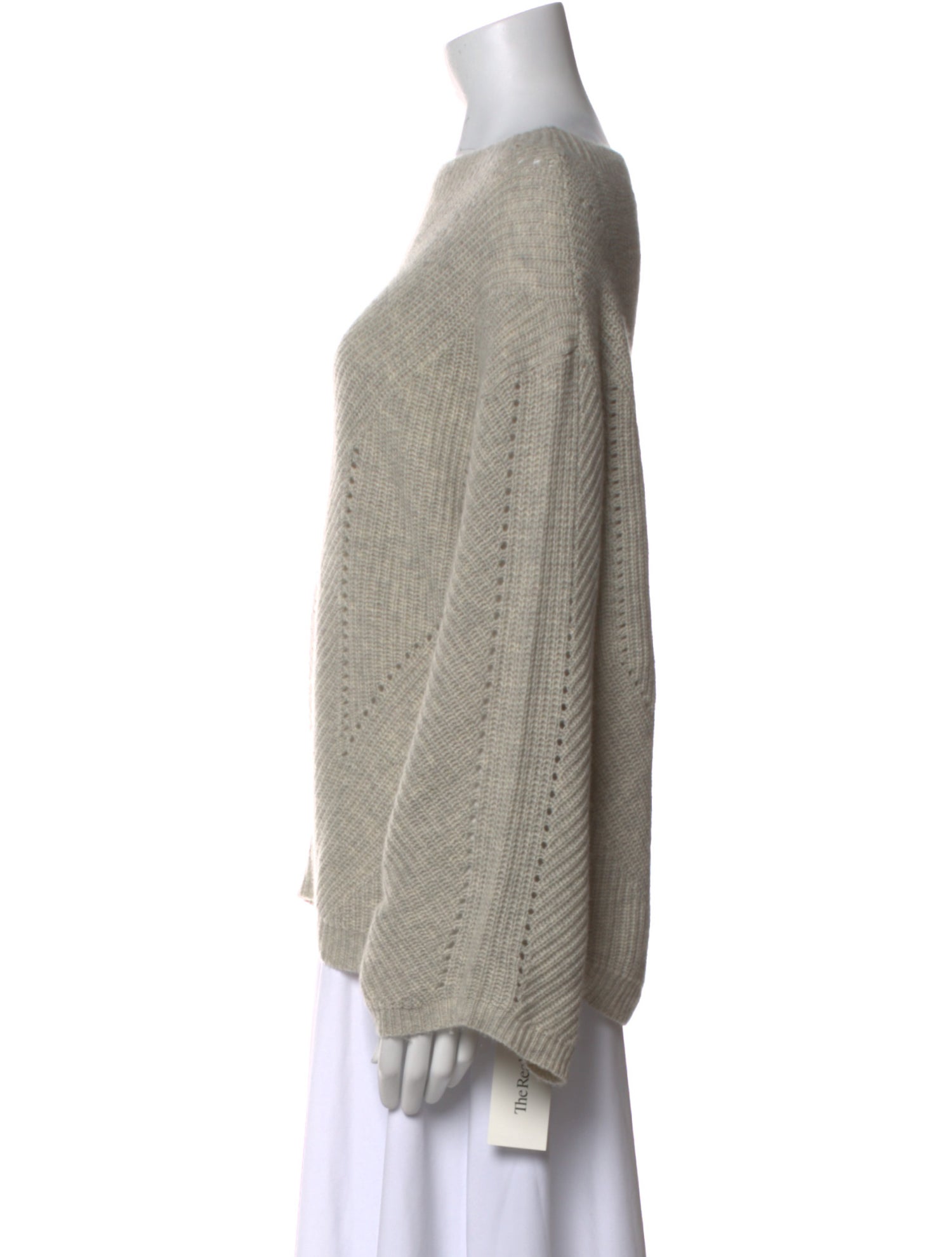 Nili Lotan Cashmere Bateau Neckline Sweater