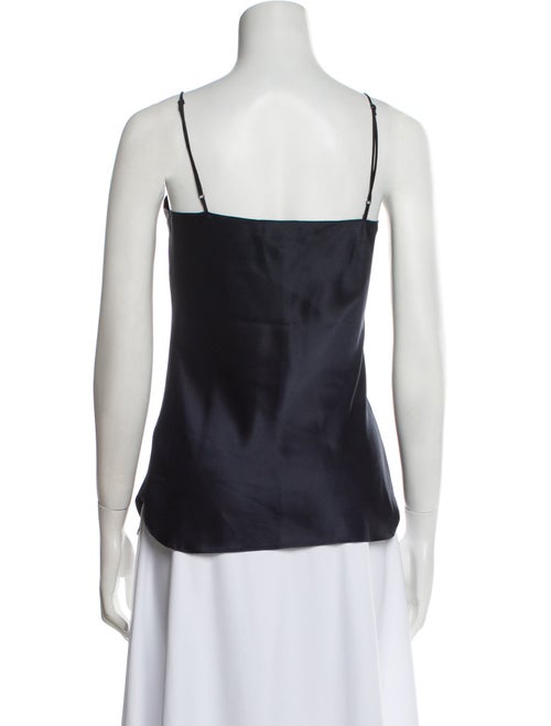 Nili Lotan Silk Scoop Neck Top