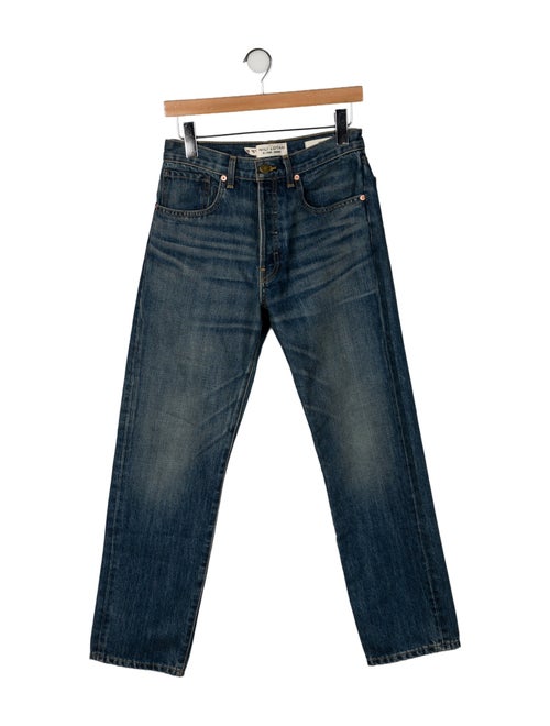 Nili Lotan Mid-Rise Straight Leg Jeans