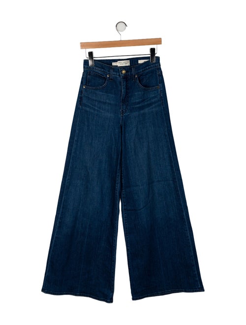 Nili Lotan High-Rise Wide Leg Jeans