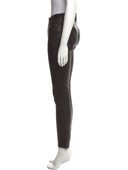 Nili Lotan Lamb Leather Skinny Leg Pants