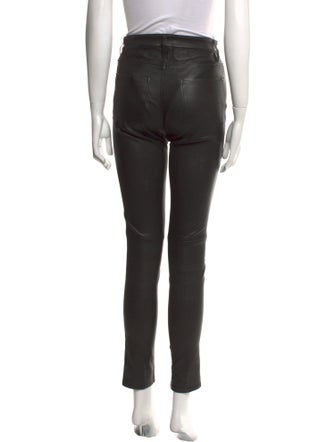Nili Lotan Lamb Leather Skinny Leg Pants