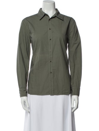 Nili Lotan Long Sleeve Button-Up Top