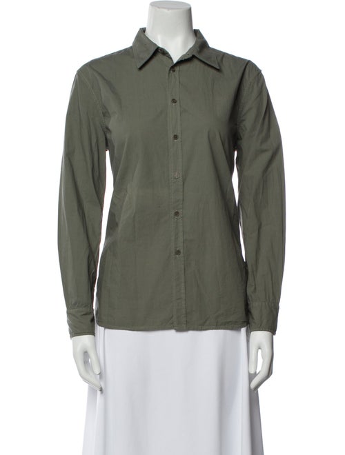 Nili Lotan Long Sleeve Button-Up Top