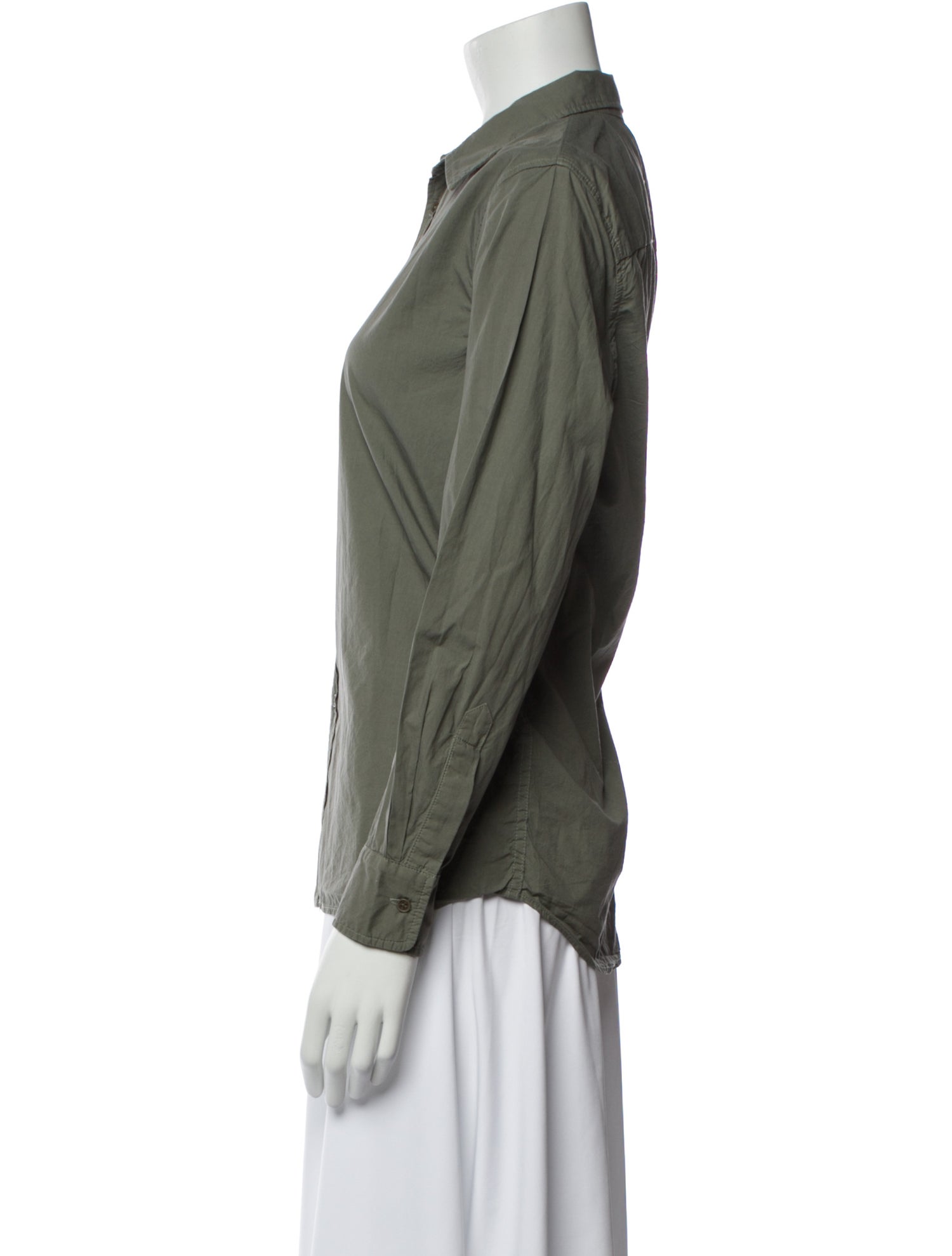 Nili Lotan Long Sleeve Button-Up Top