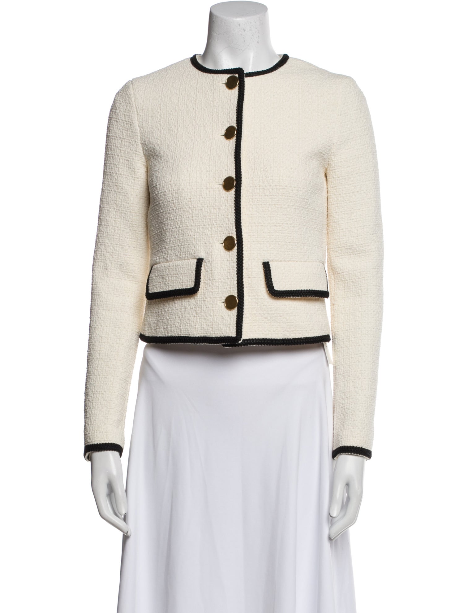 Nili Lotan Tweed Pattern Evening Jacket