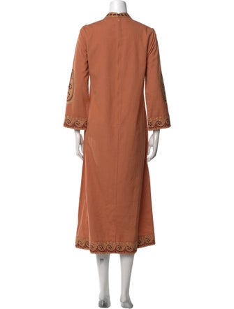 Nili Lotan Paisley Print Long Dress