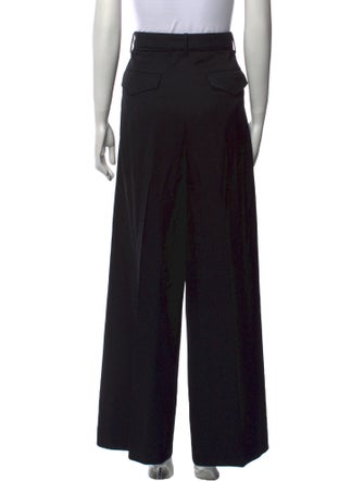 Nili Lotan Virgin Wool Wide Leg Pants