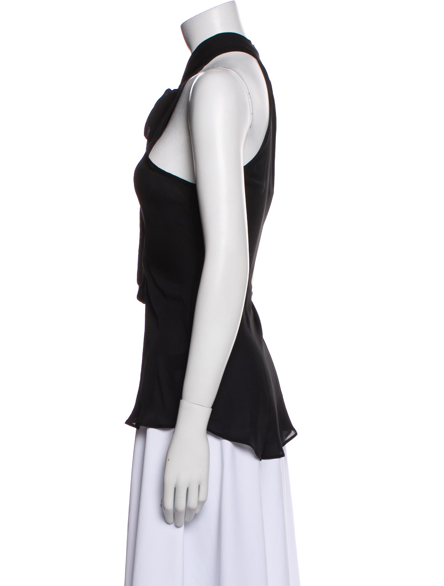 Nili Lotan Silk Halterneck Blouse w/ Tags