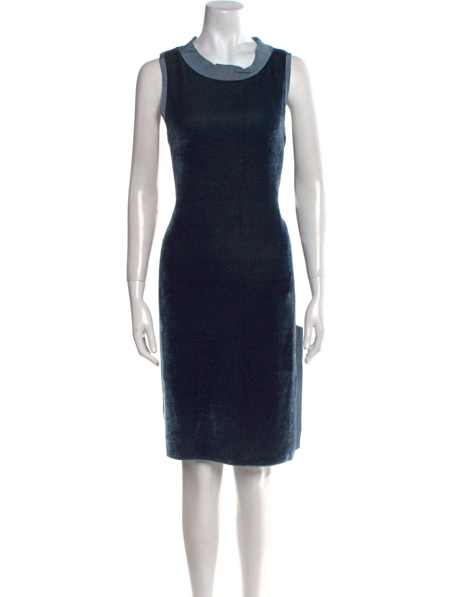 Nili Lotan Scoop Neck Knee-Length Dress