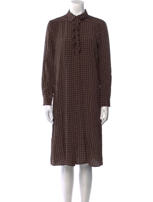 Nili Lotan Silk Midi Length Dress