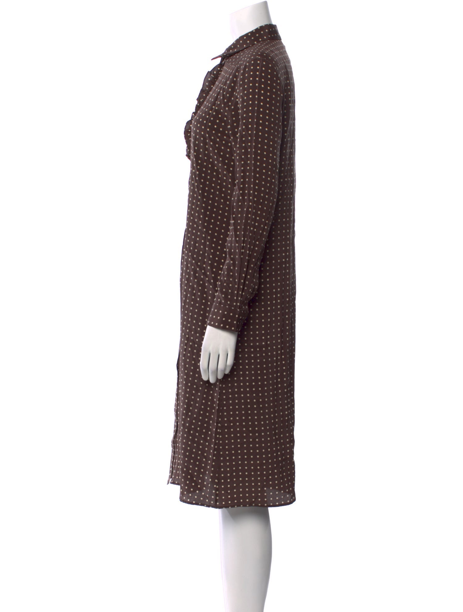 Nili Lotan Silk Midi Length Dress