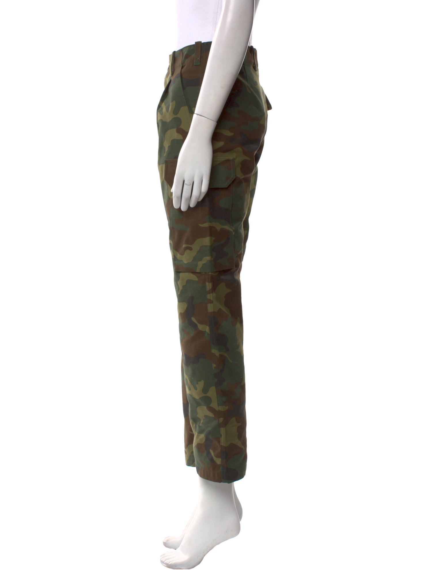 Nili Lotan Camouflage Print Straight Leg Pants