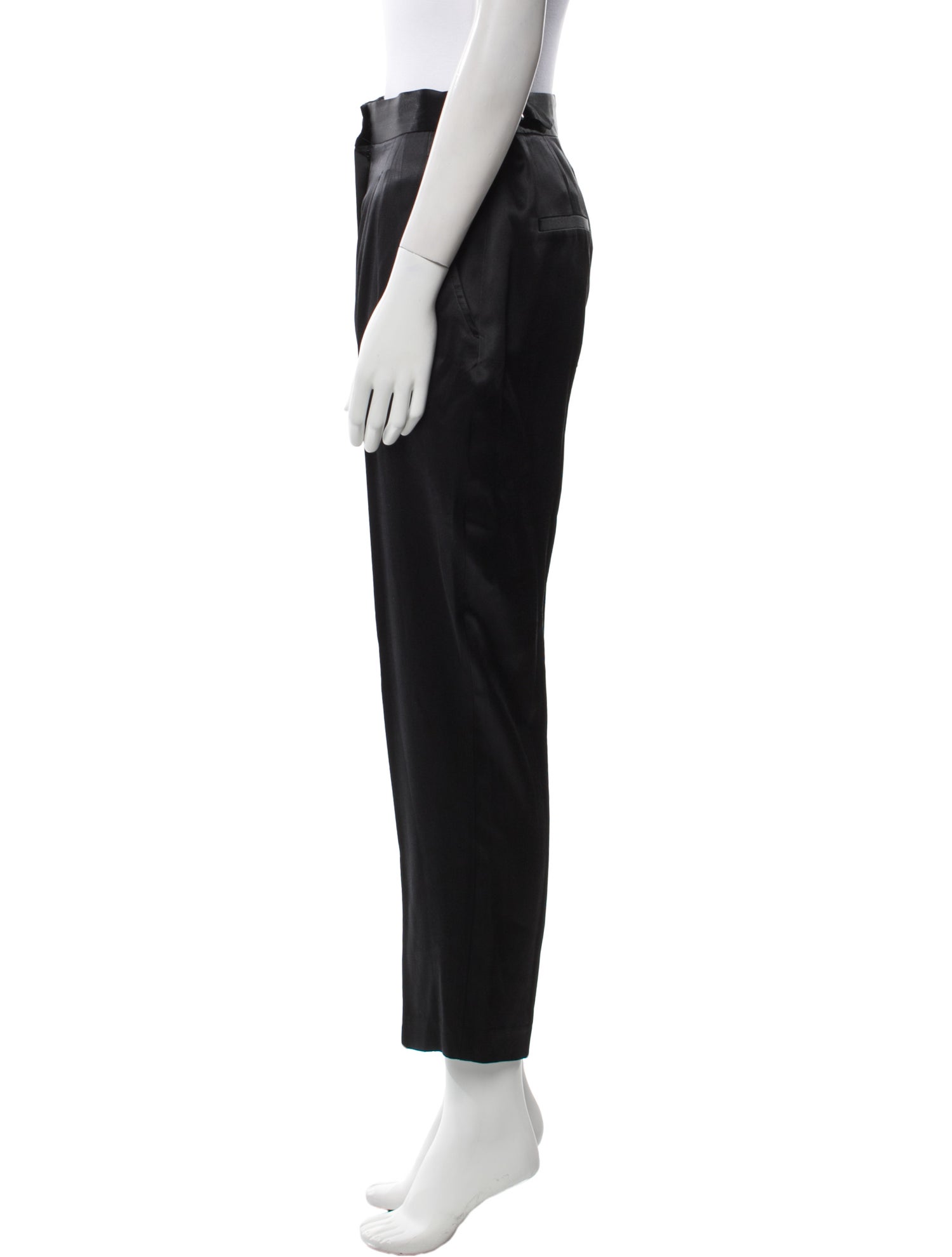 Nili Lotan Silk Straight Leg Pants